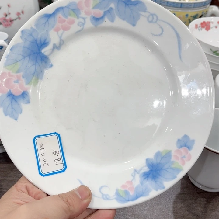 壶釉下五彩的瓷器和瓷器