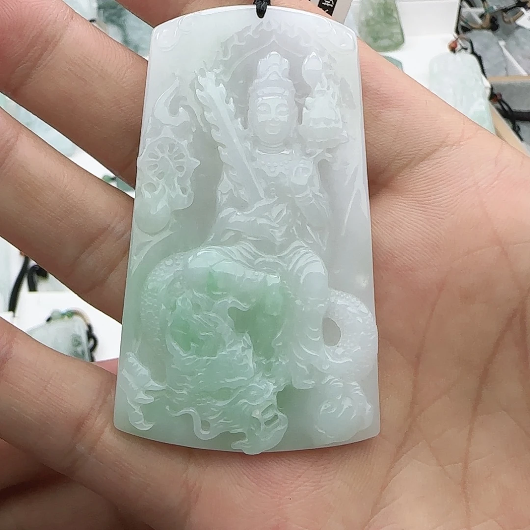 金***厂翡翠未镶嵌颈饰翡翠