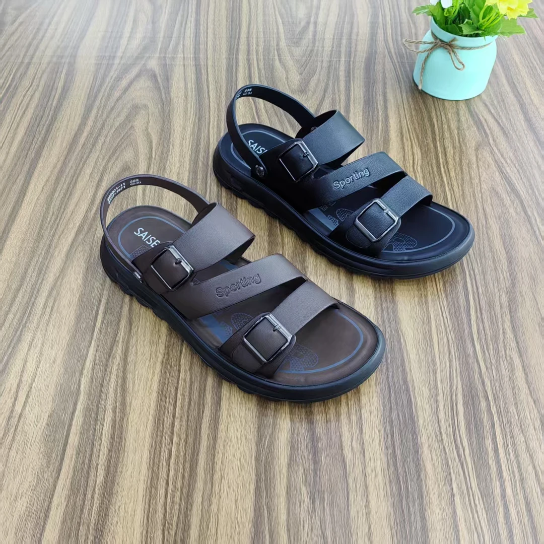 68001羊皮软底户外男士沙滩鞋(建议脚胖拍大一码)