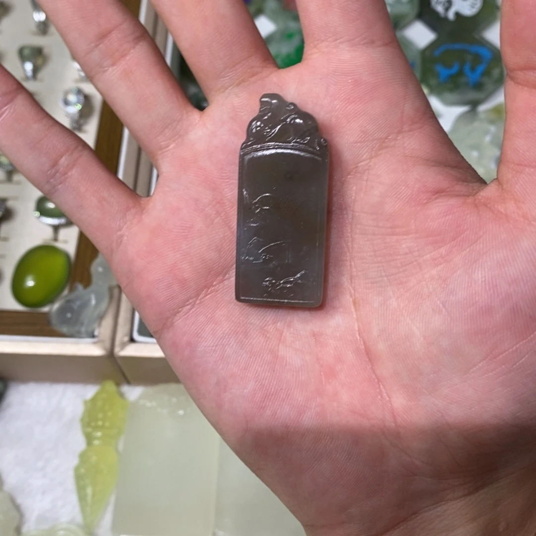 未镶嵌岫玉吊坠(不含链)