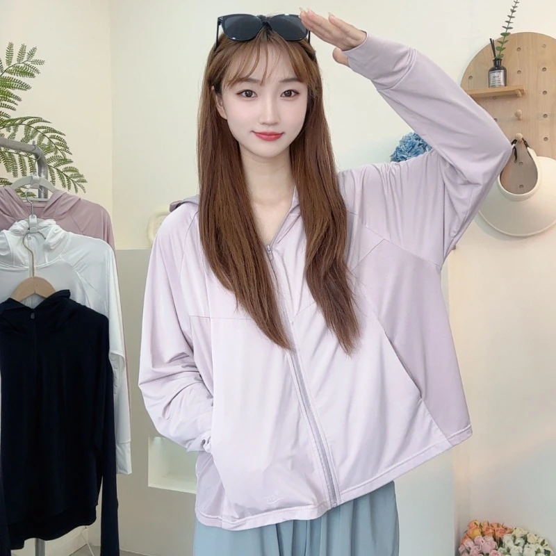 【顶配 四个口袋】冰感原纱黑胶帽檐口袋款防晒衣防紫外线加长版W4