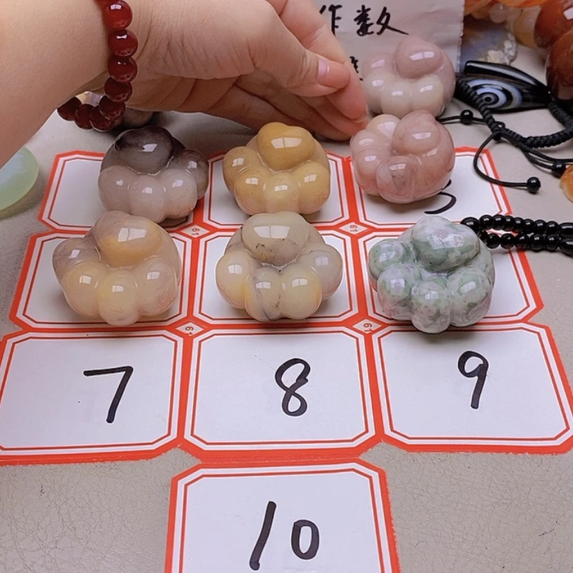 【闪购商品】未镶嵌玛瑙/玉髓珠宝半成品静*