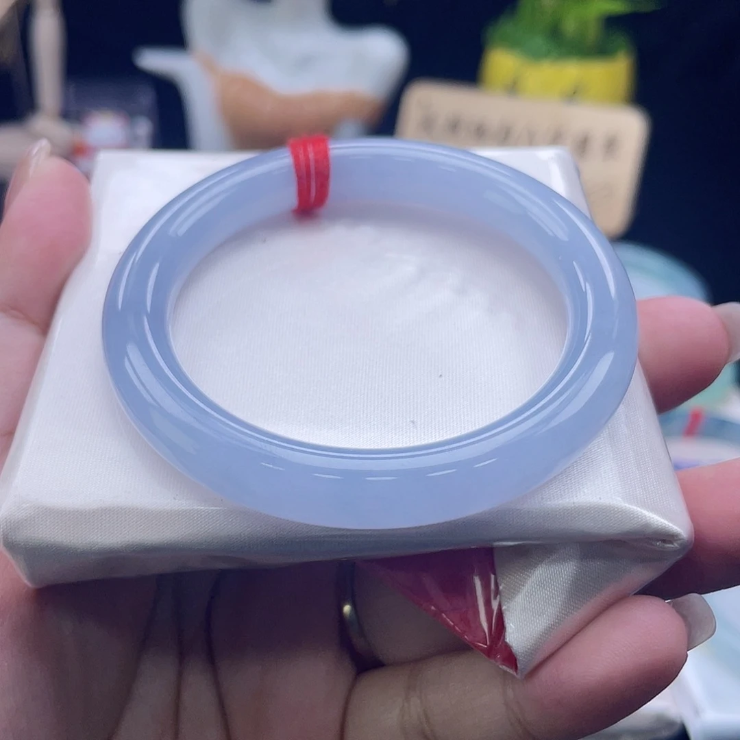 未镶嵌手镯翡翠32号蓝紫强推