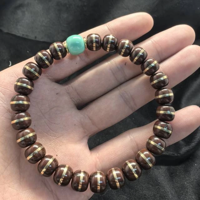 【地主专属】19 G39489-紫金鼠DIY实心腰带手串-多样性发其一-9mm