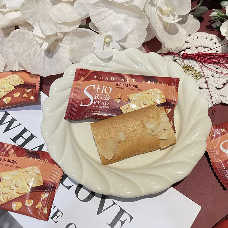 唯口爱扁桃仁坚果脆网红结婚喜糖糕点休闲点心酥性饼干伴手礼零食