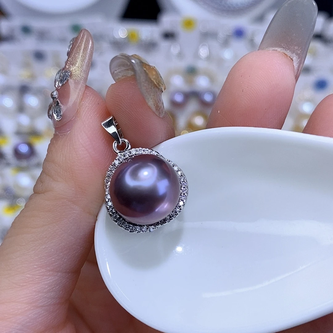 颈饰合金淡水珍珠
