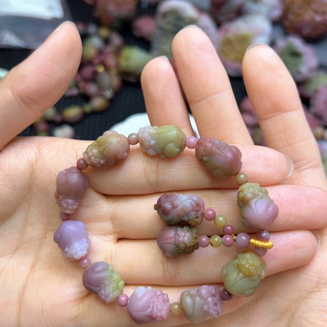 玛瑙/玉髓手串未镶嵌f****l手串