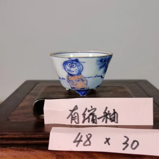 手工手绘釉盆大徳堂