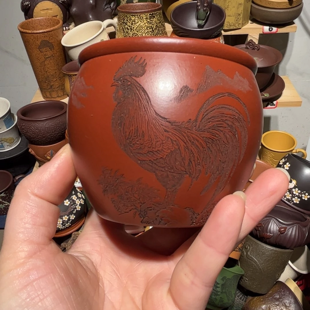 紫砂茶杯宜兴紫砂主人杯