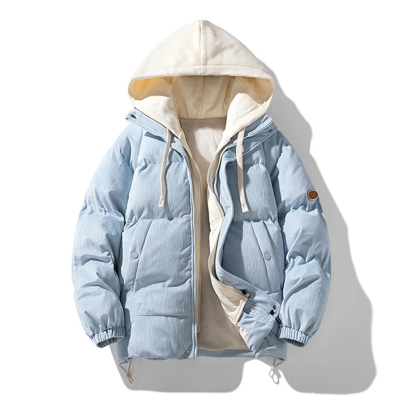 2025冬季加绒加厚宽松男士秋冬季款潮牌保暖两件抗寒加厚棉衣