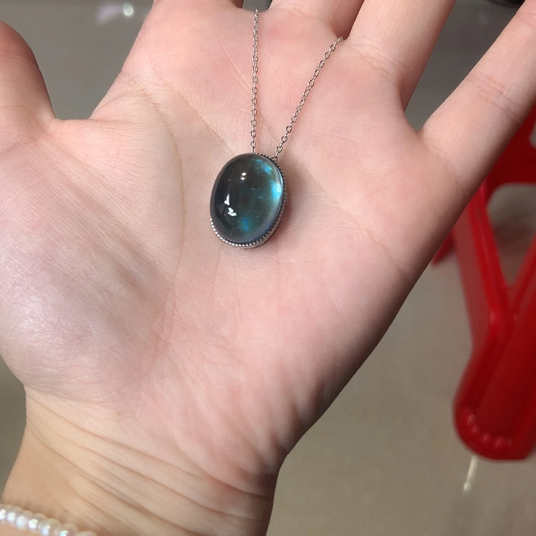 未镶嵌手串海蓝宝石魔鬼绿蛋面【360元】要拍6件