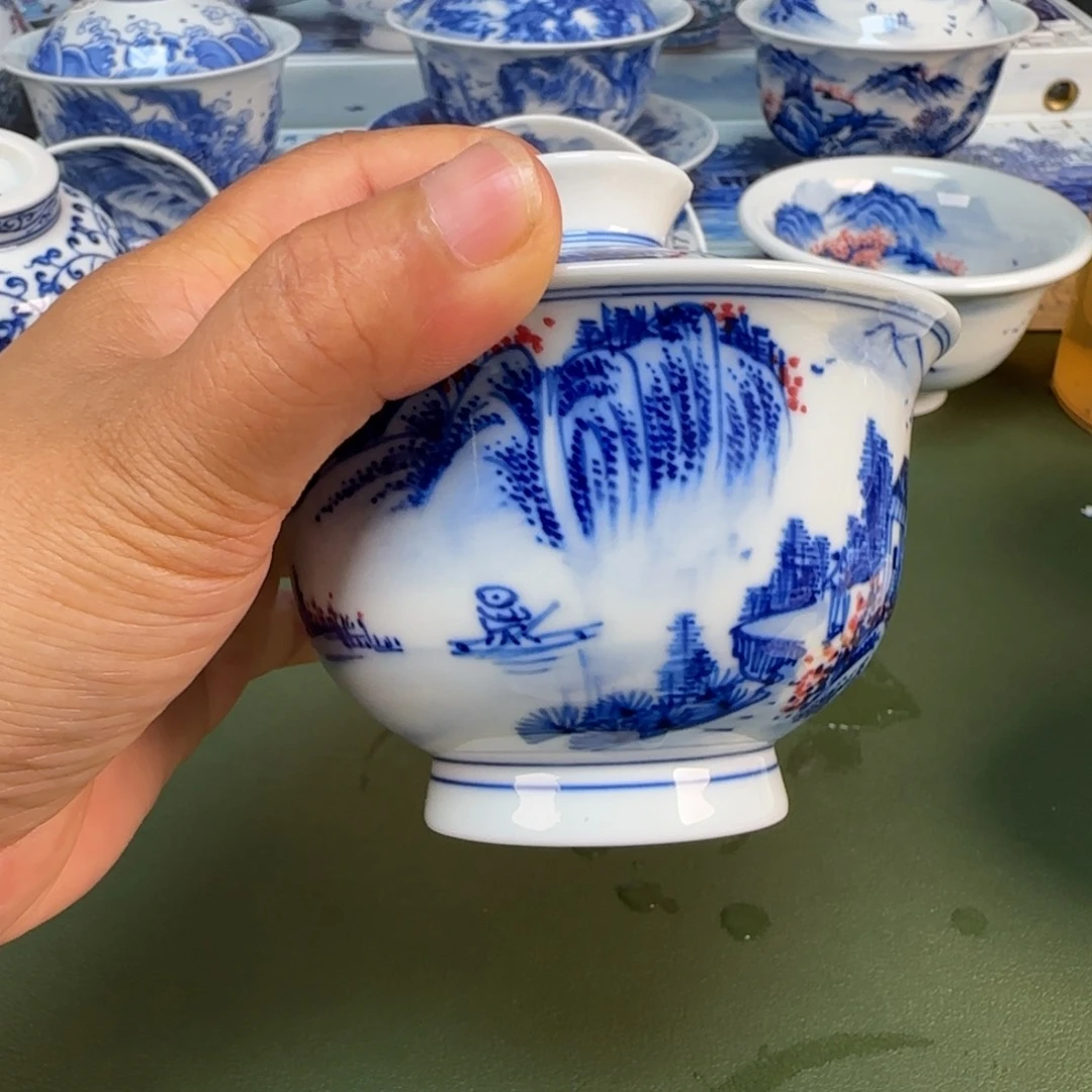 景德镇纯手绘茶具圆圆233