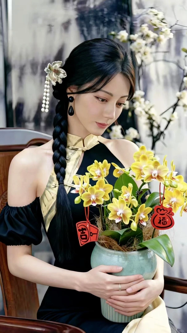 香水黄金蝴蝶兰小花型带香水味