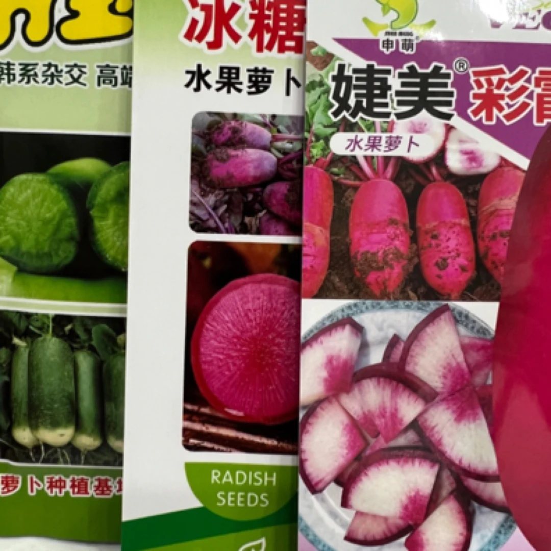 胖丫啊，彩霞，凤梨萝卜种子