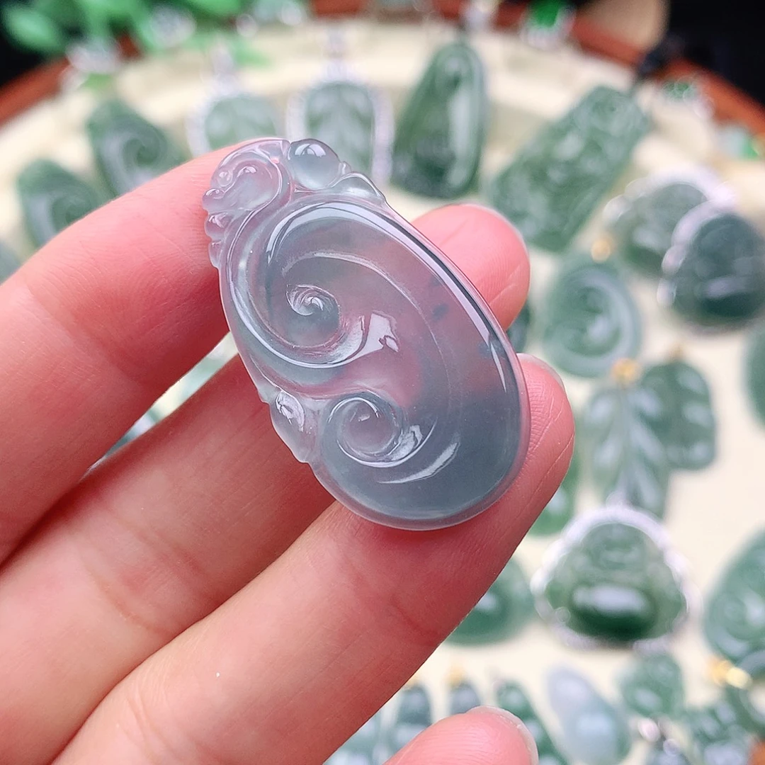 颈饰未镶嵌翡翠吊坠