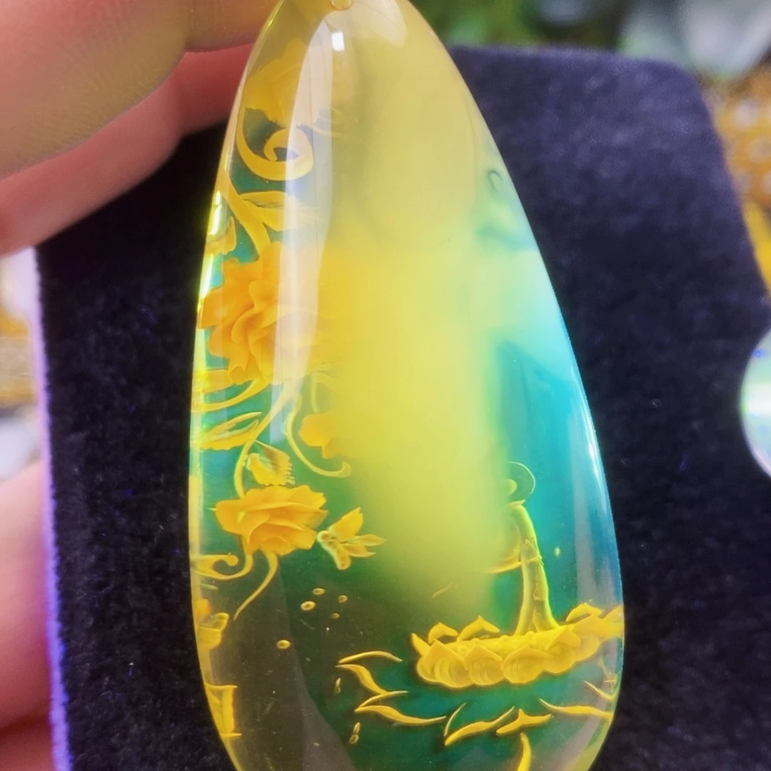 【闪购商品】金珀吊坠(不含链)未镶嵌