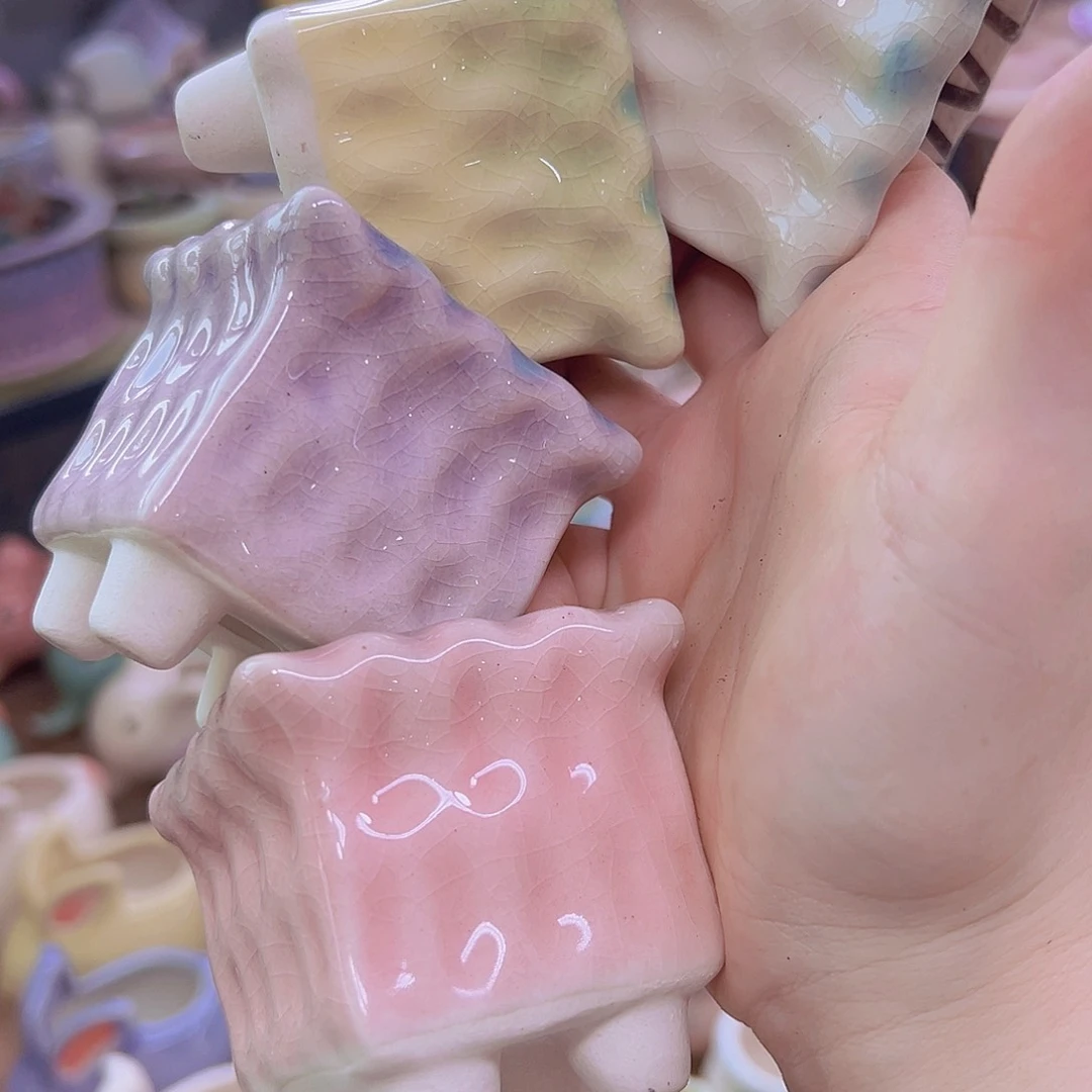 陶瓷花盆当场满12包邮