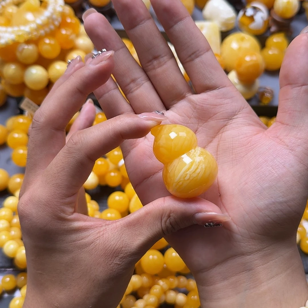 未镶嵌蜜蜡珠宝奇石虎皮葫芦