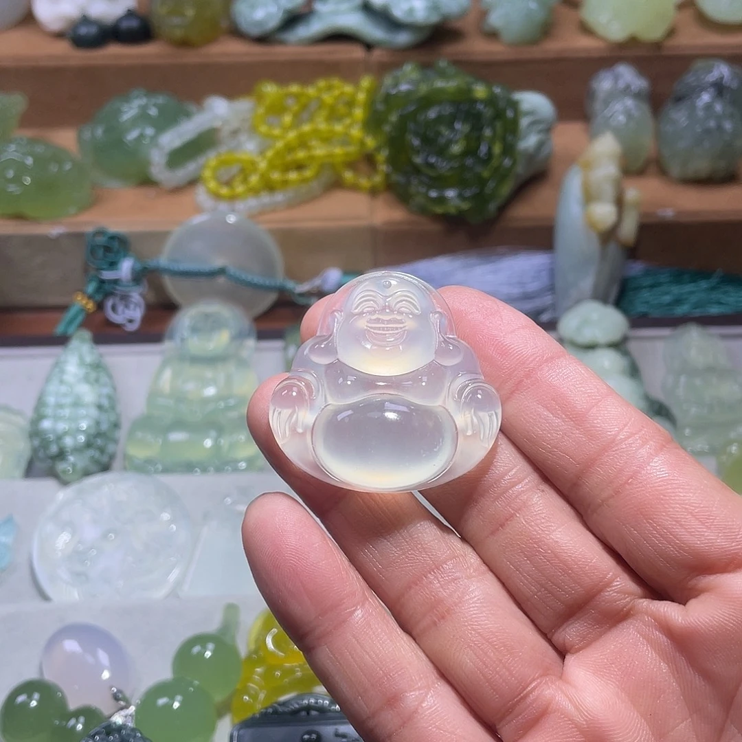 蛇纹石玉未镶嵌珠宝奇石