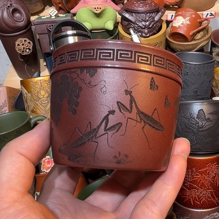 茶杯紫砂宜兴紫砂主人杯
