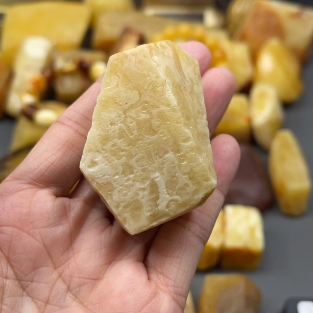 【闪购商品】未镶嵌定制琥珀天然琥珀蜜蜡原石定制