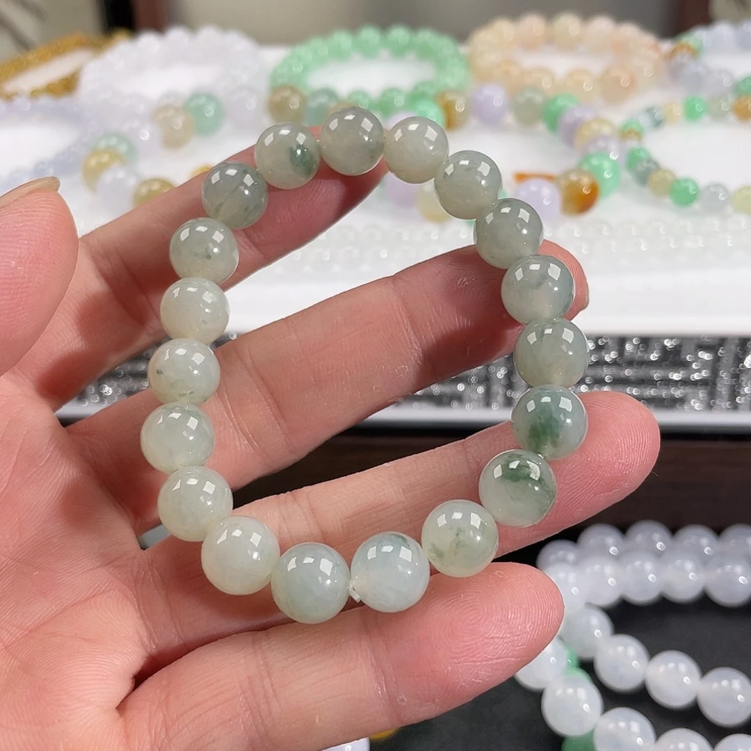 翡翠未镶嵌颈饰手串6851
