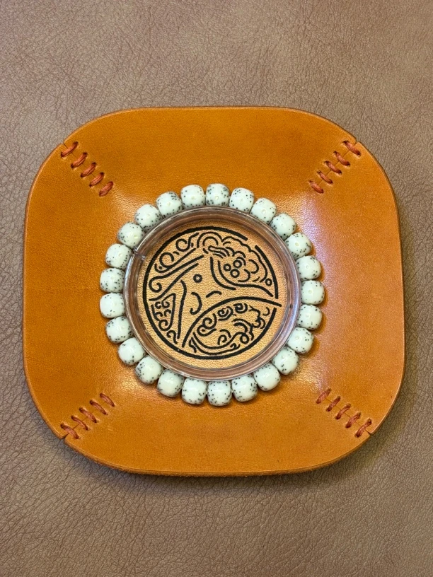 水北星月菩提手链 9*8石玉料 头货大留白 细星点