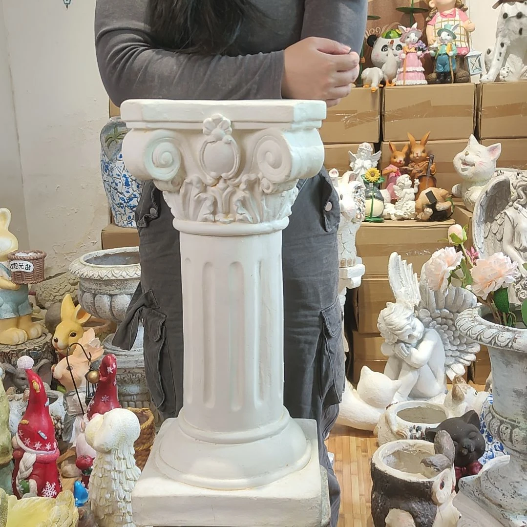 合成树脂氧化镁白色大柱子一个