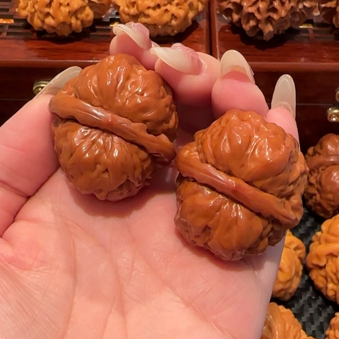 文玩核桃吊坠蛤蟆头35精品2718
