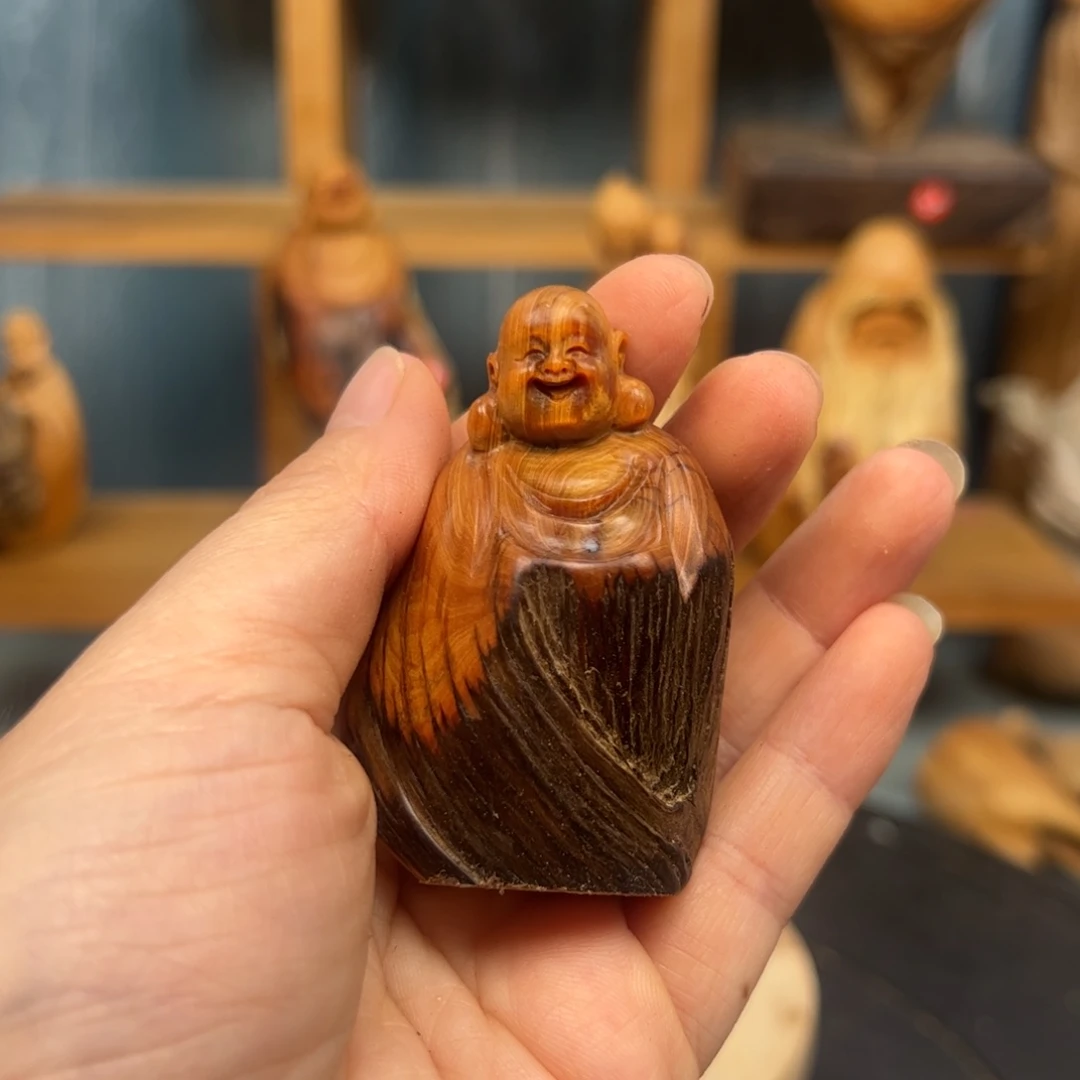 木?****崖柏木摆件手把件