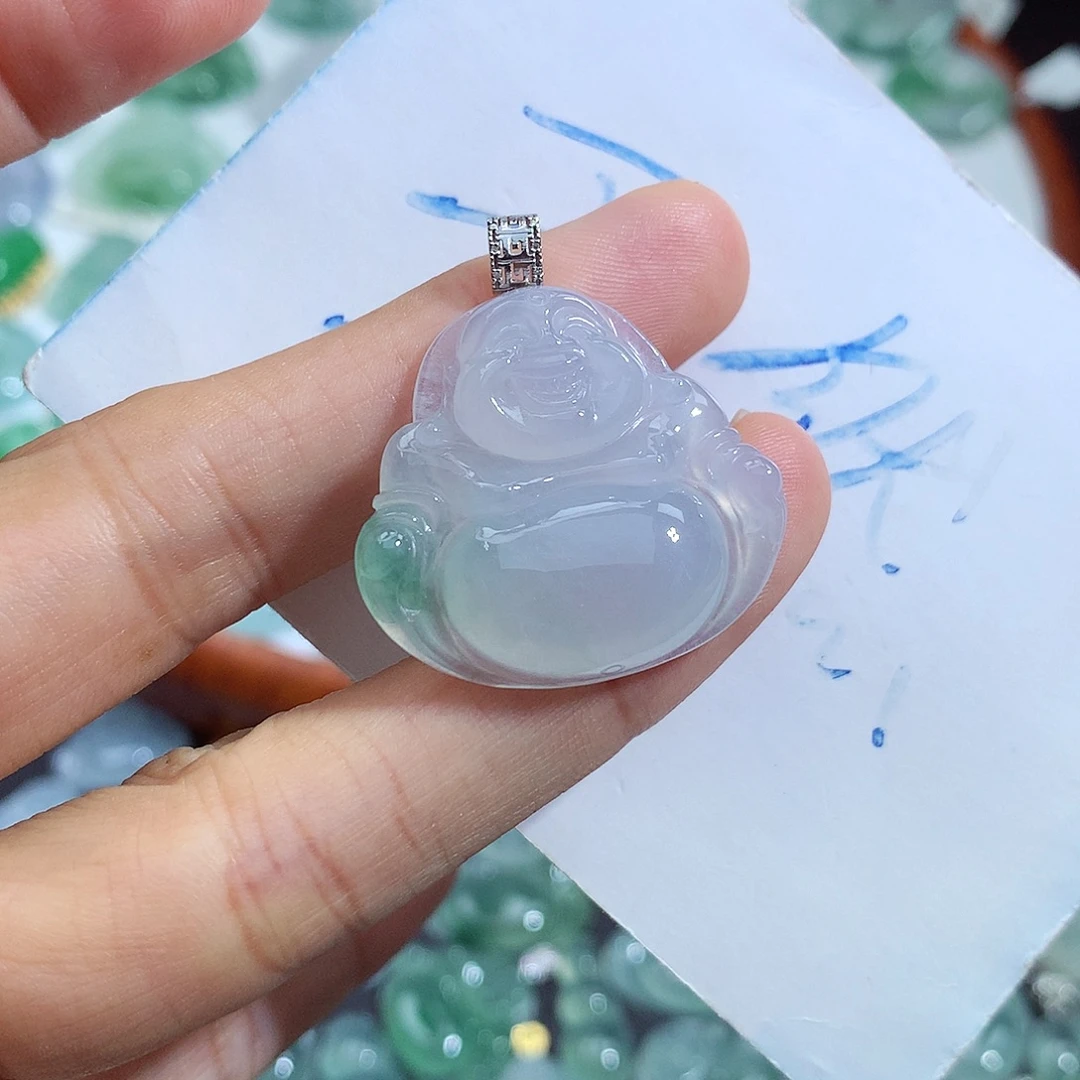 颈饰未镶嵌翡翠佛公