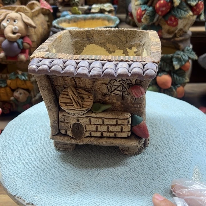 嘻哈多肉花盆百搭