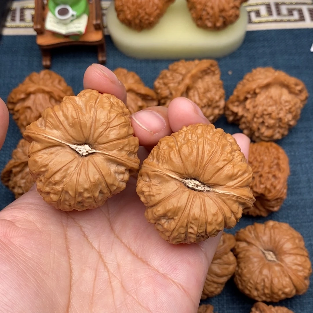 把件文玩核桃44南瓜墩全品50克