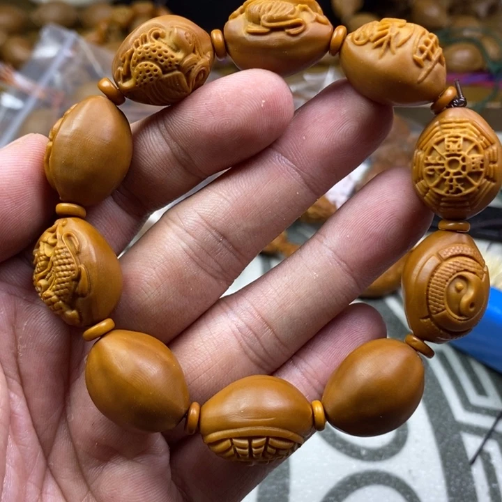 橄榄核手串/手链橄榄核雕工艺手串