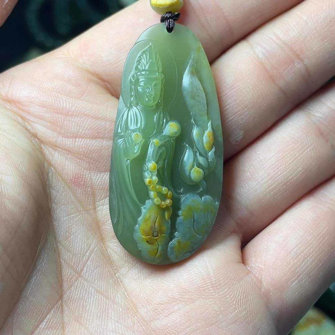 w***.岫岩河磨玉（透闪石质玉）未镶嵌颈饰