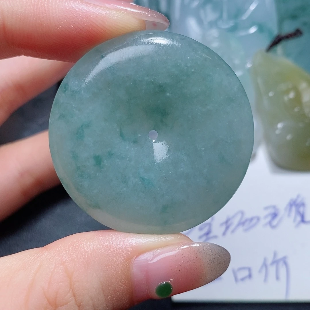 定制翡翠未镶嵌毛货付款后联系客服确认抛光