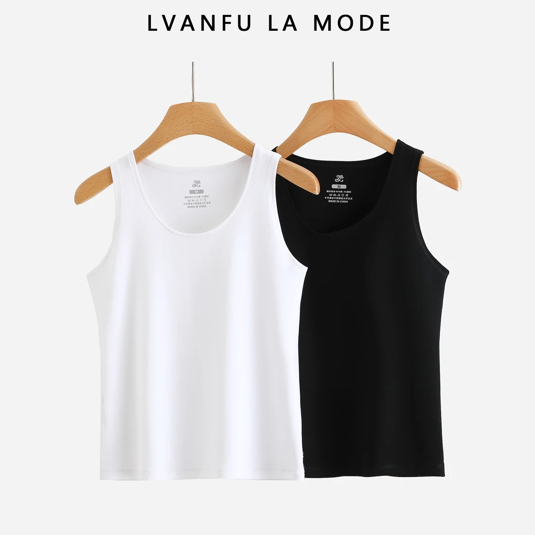 裸感系列！280g裸感云棉无痕四针六线女士背心 JY239A