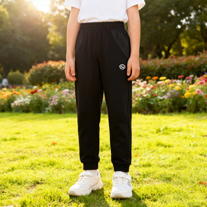 李宁童装男童小幼童运动生活系列针织运动裤YKYU072--B品