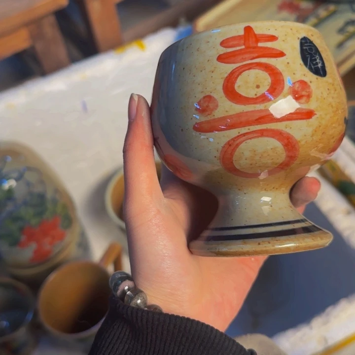 瓷片景德镇陶瓷手工手绘