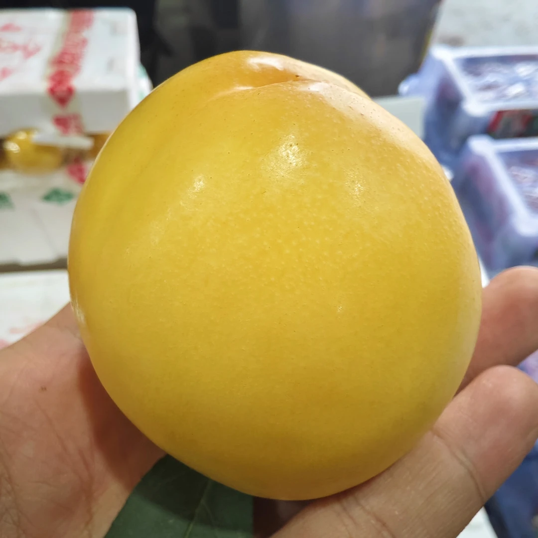 黄油桃净重3斤左右桃子同城送山东省