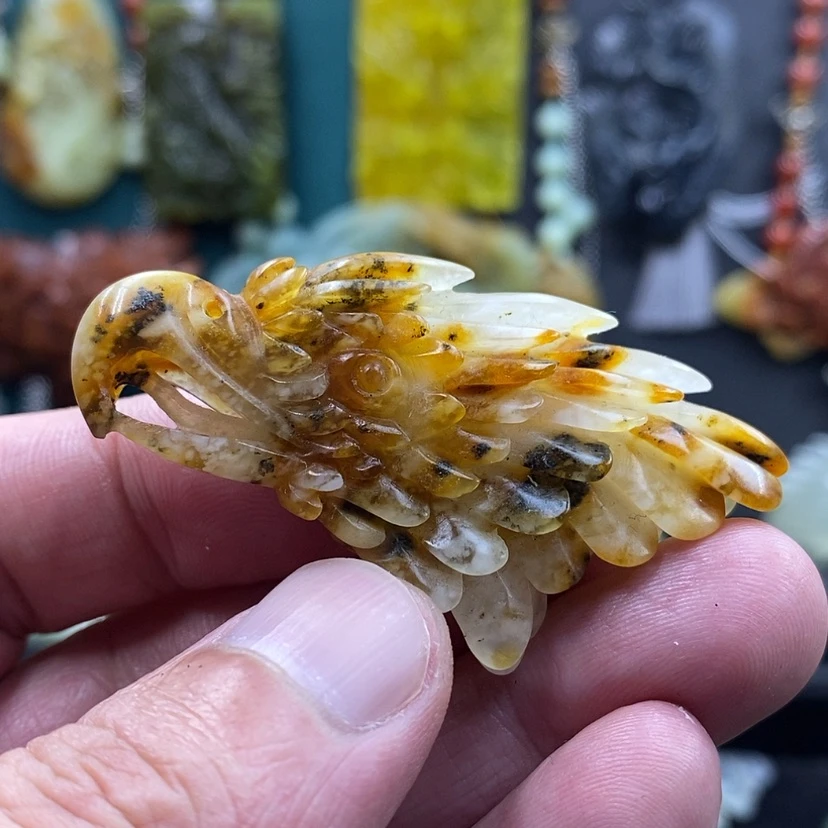 【闪购商品】未镶嵌蛇纹石玉吊坠