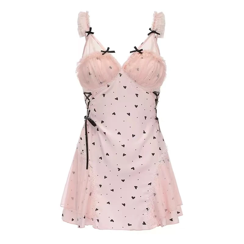 1-99号 2025年新款睡裙性感可爱修身显瘦睡衣纯欲风法式浪漫情侣