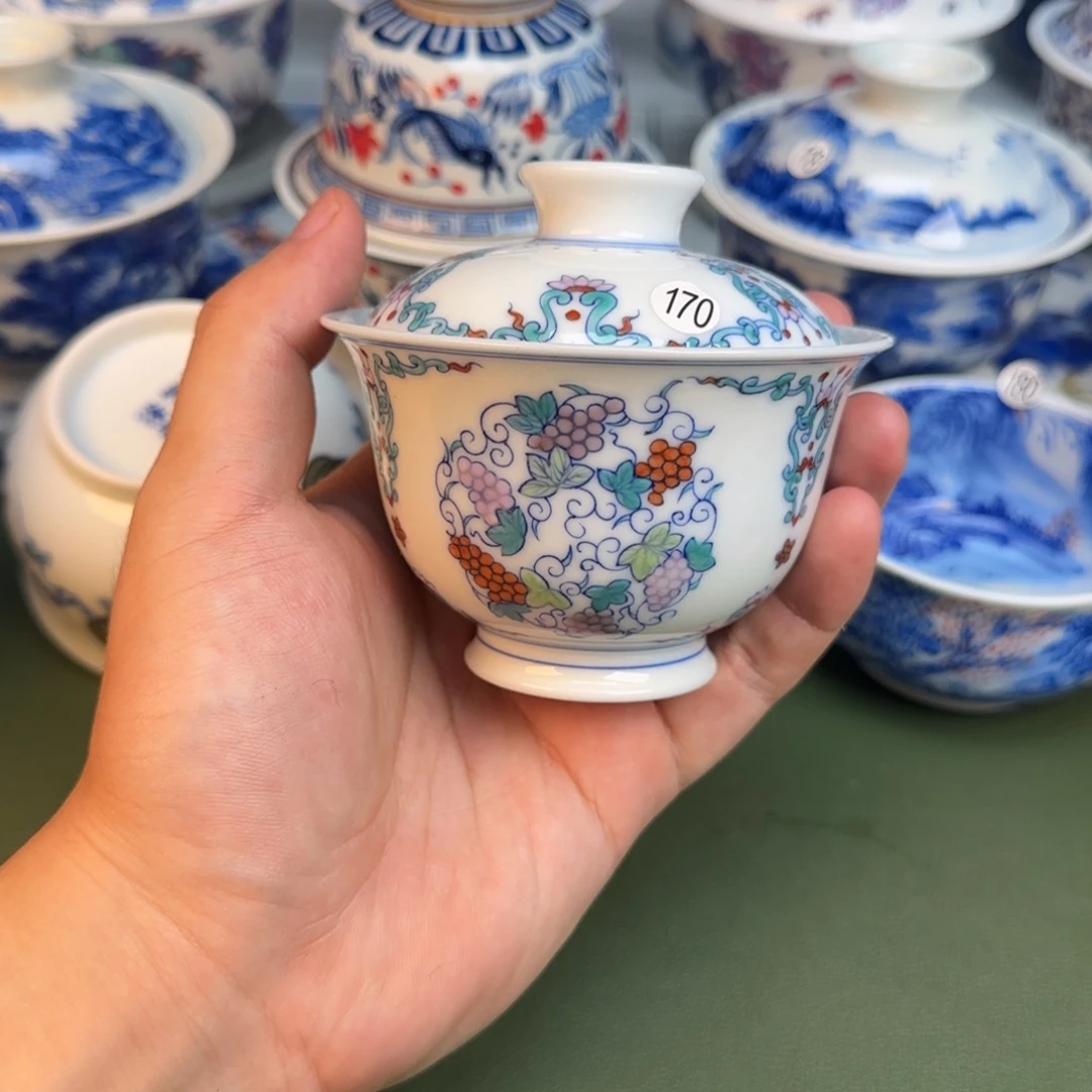 彦祖纯手工手绘茶具170