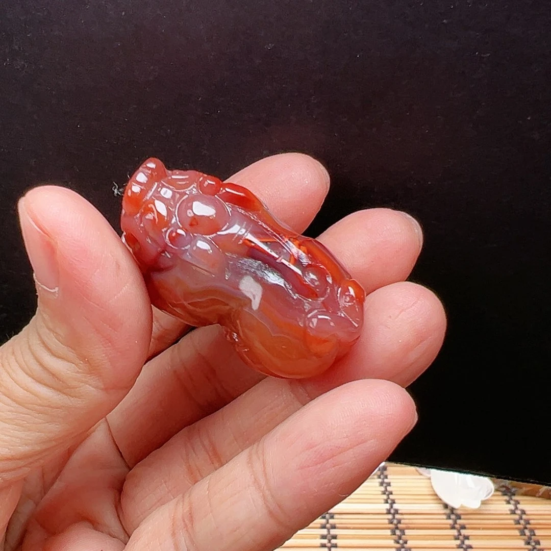 未镶嵌玛瑙/玉髓珠宝半成品