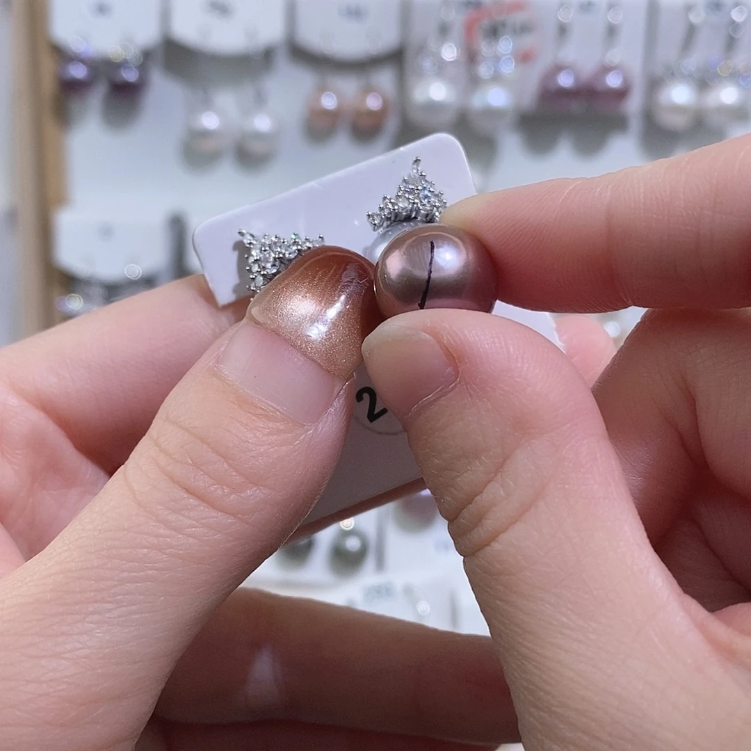 I***M淡水珍珠耳饰未镶嵌w12.5