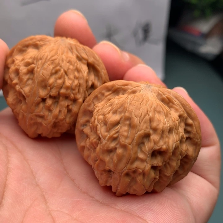 文玩核桃把件春**开磨盘31