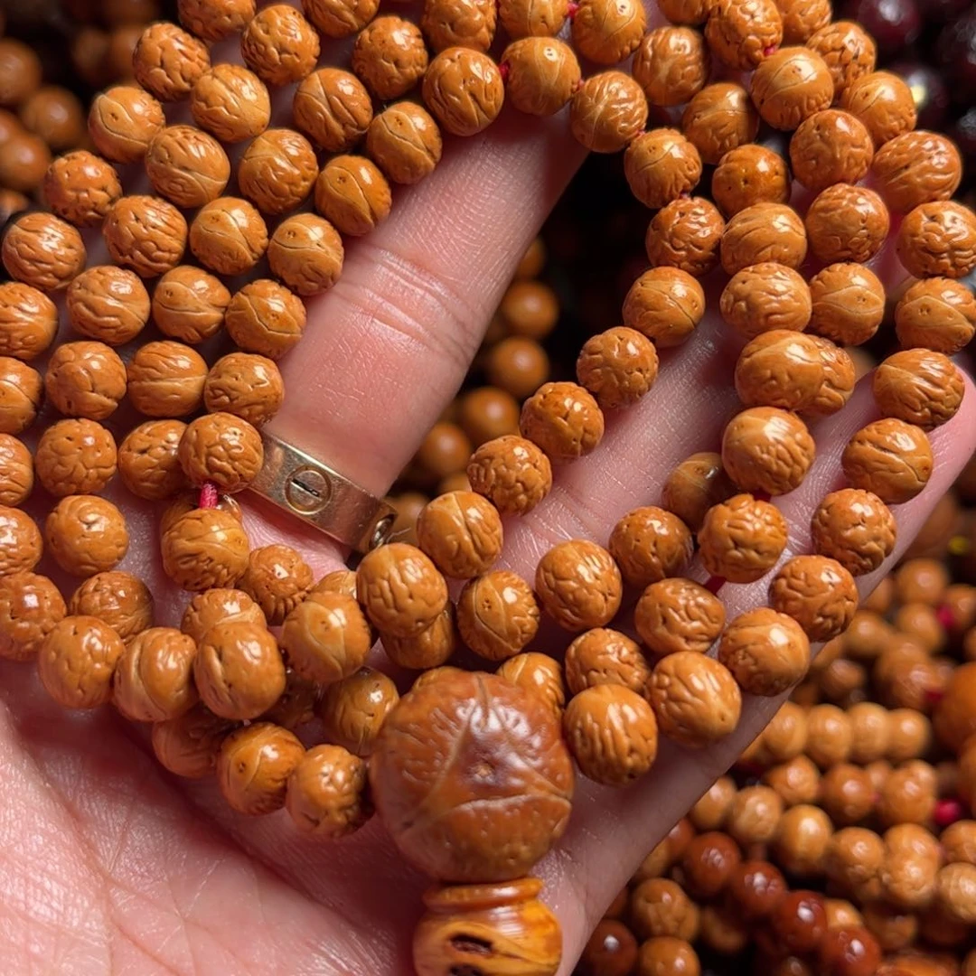 凤眼菩提吊坠木**绒凤眼