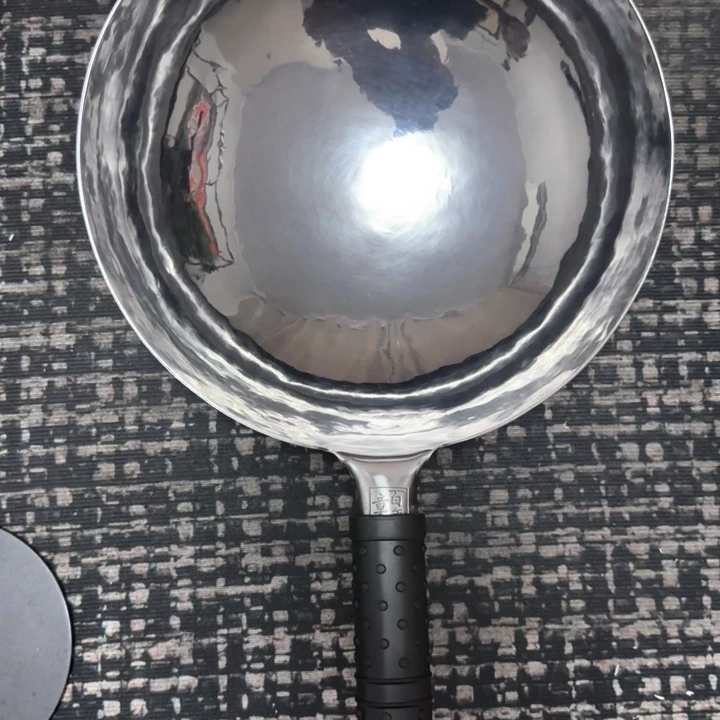 吃***韦熟铁手工锻打铁锅30