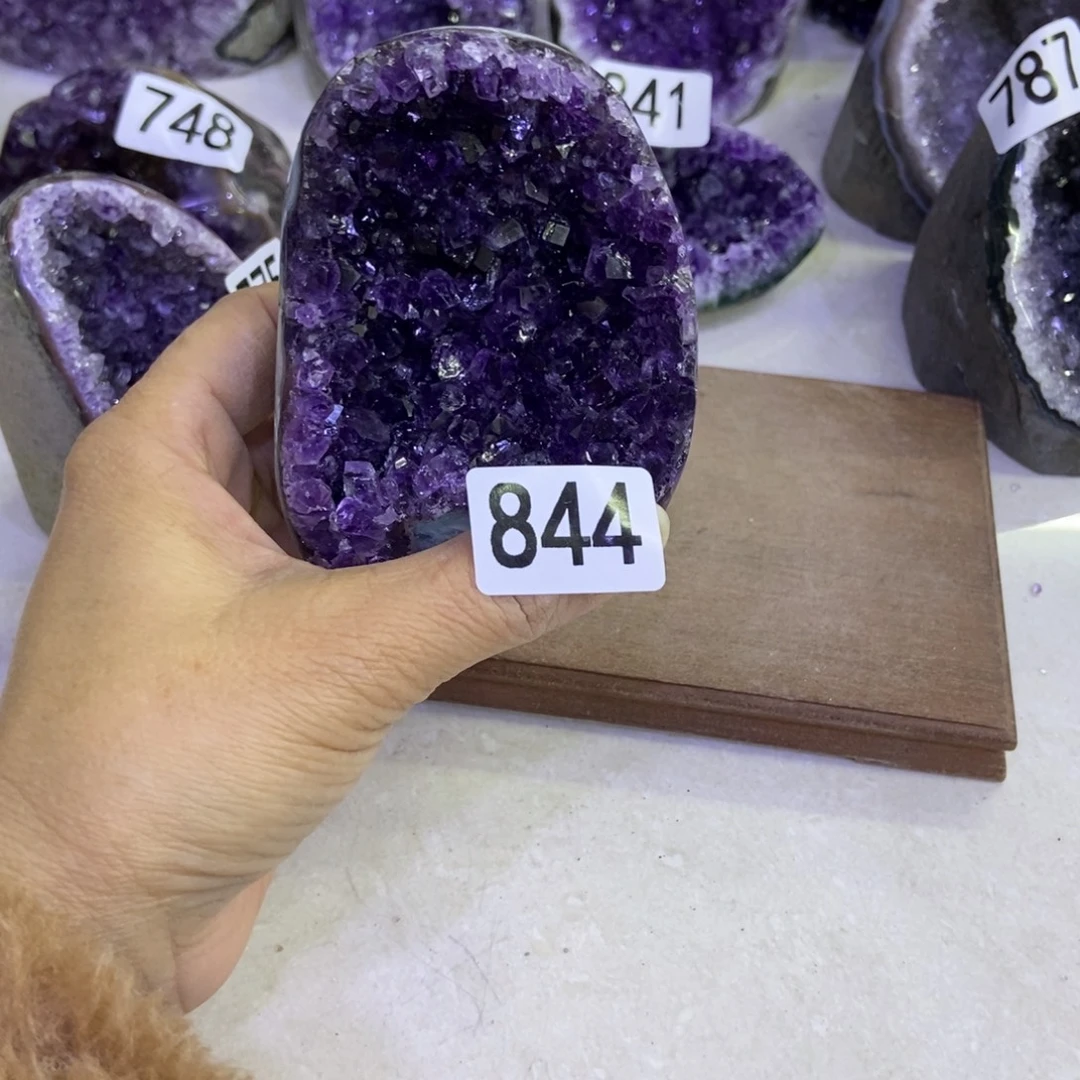 紫晶大型摆件（非配饰）银S925镶嵌