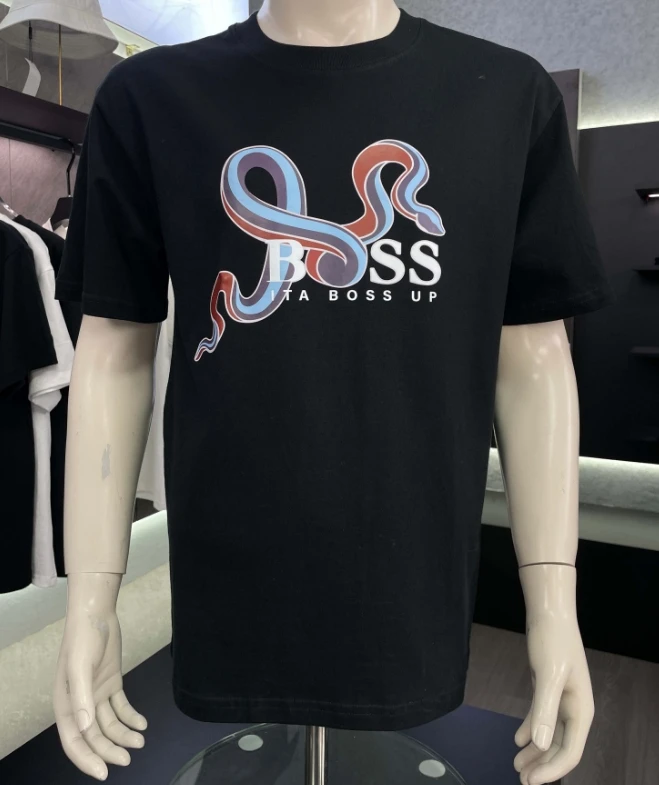 【蛇来运转联名款】25经典款夏季新款男装短袖t恤男老板款圆领